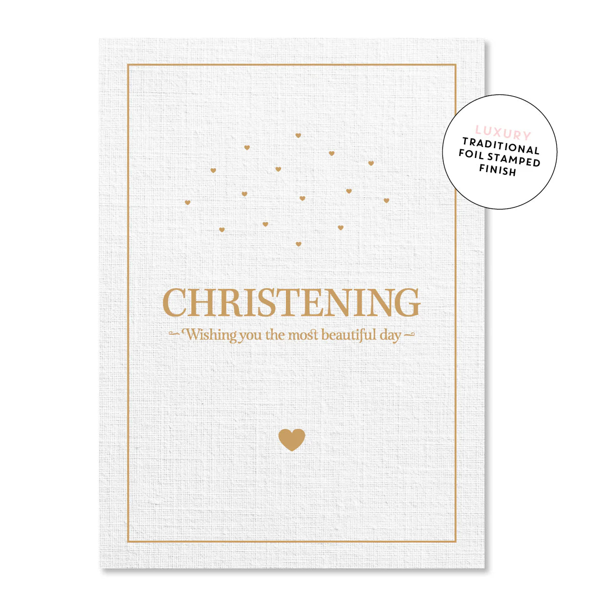 Christening Baby Card