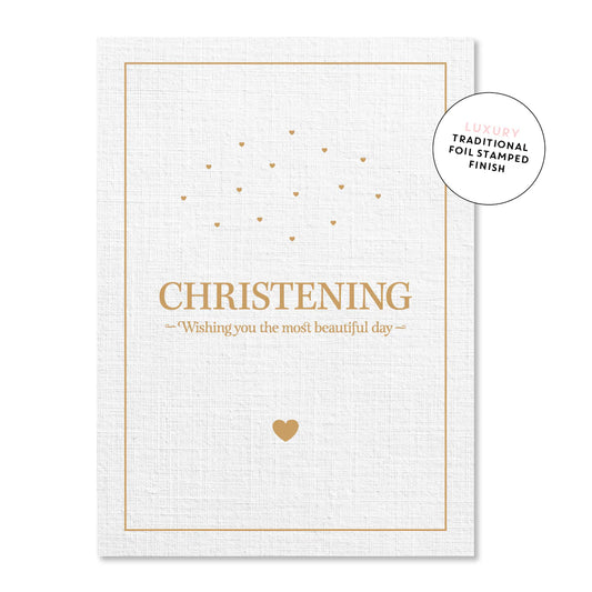 Christening Baby Card