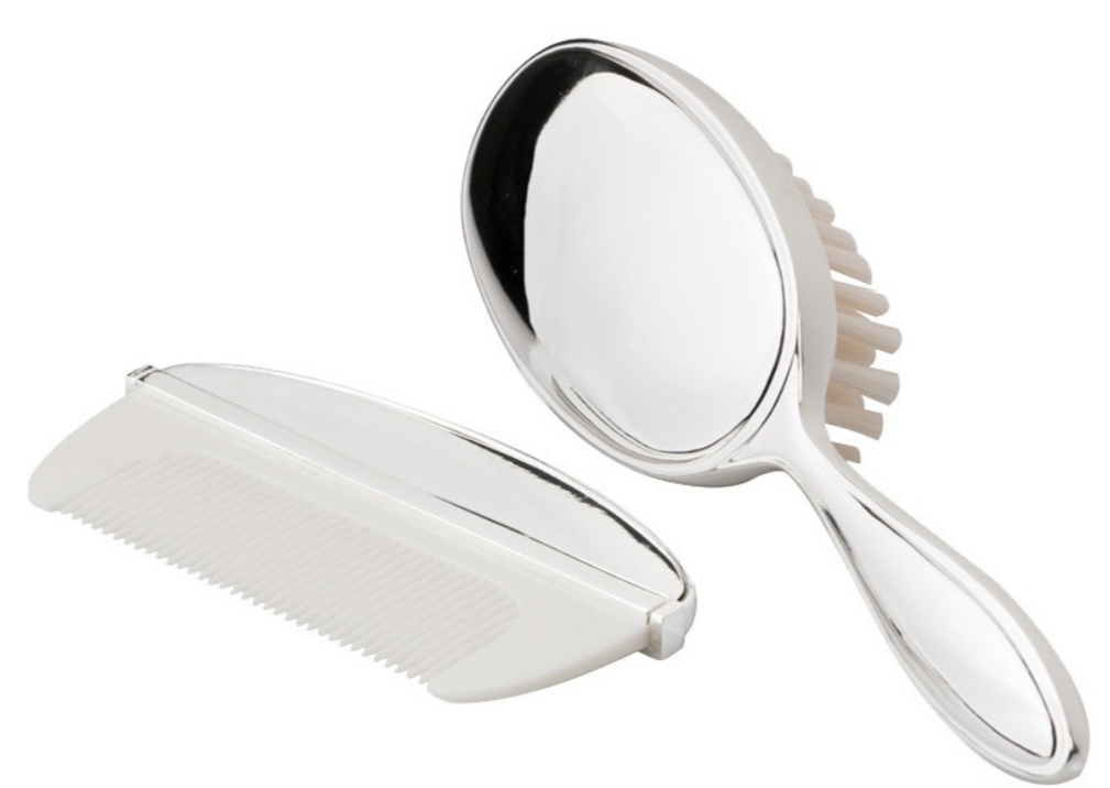 Silver Brush and Comb Set