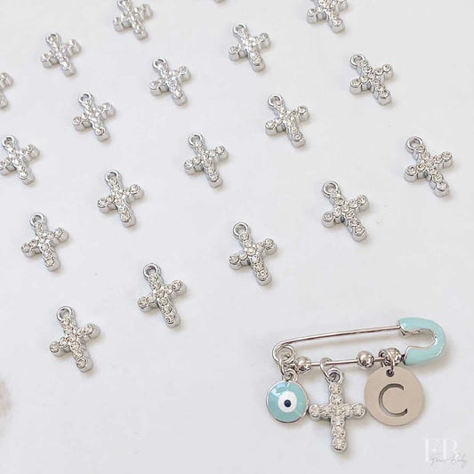 Diamond Cross Pin - 3 Charm