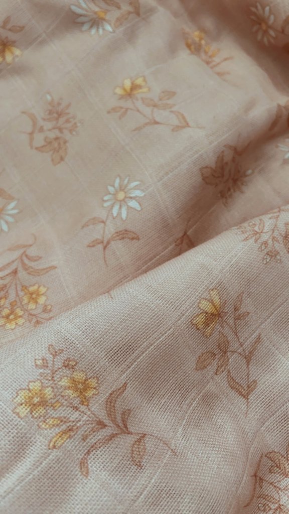 Blush Floral Swaddle